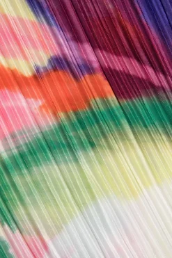 MICAS Maxi Dresses-Abstract Cowl Neck Plisse Maxi Dress