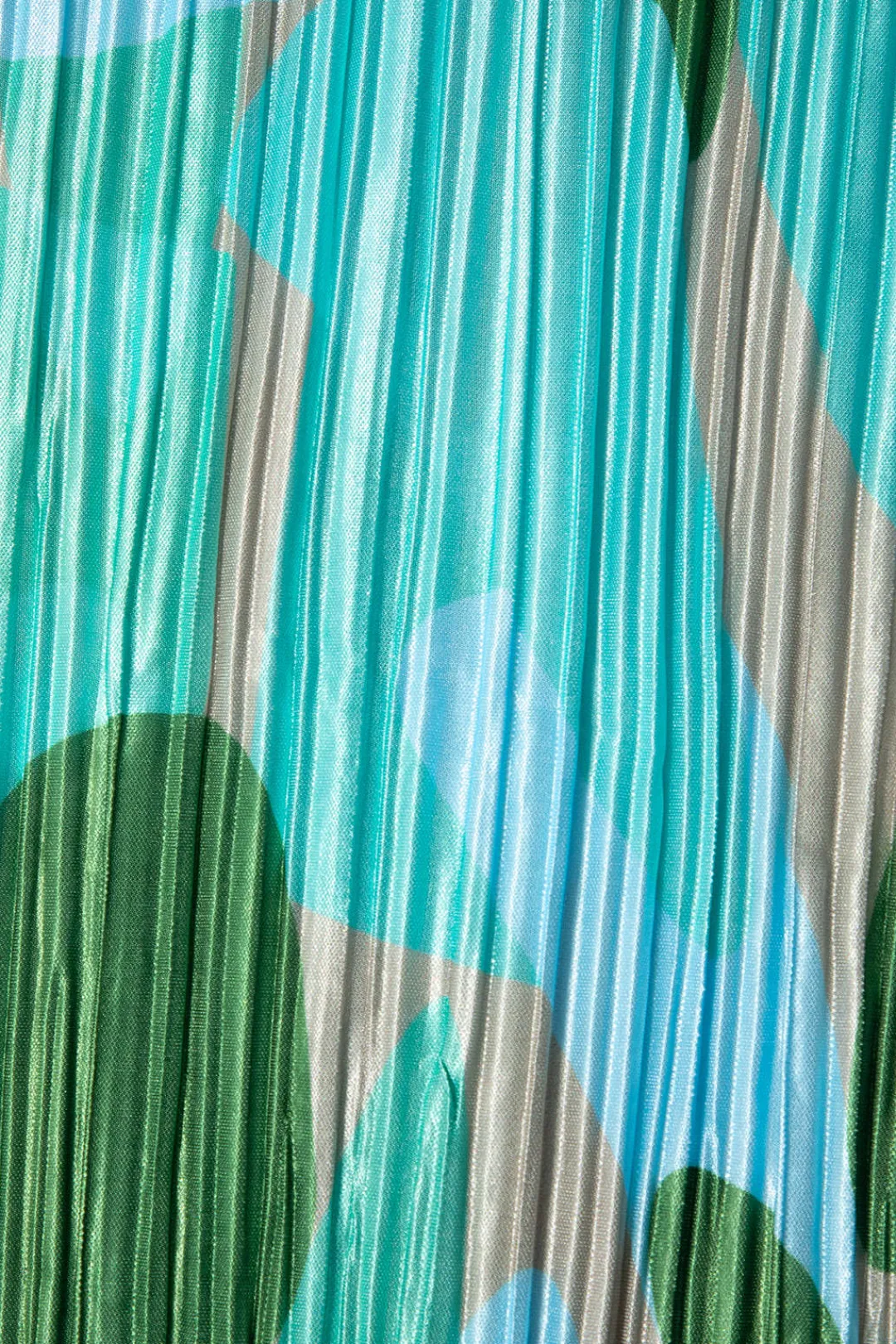 MICAS Maxi Dresses-Abstract Cowl Neck Plisse Maxi Dress