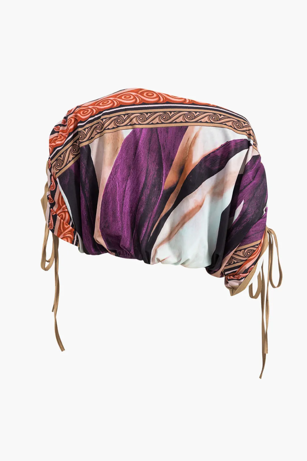 MICAS Skirt Sets-Abstract Floral Print Long Sleeve Top And Midi Skirt Set MULTICOLOR