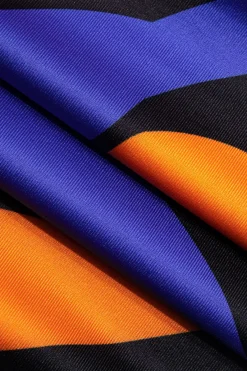 MICAS Maxi Dresses-Abstract Print Cut Out Strapless Maxi Dress MULTICOLOR