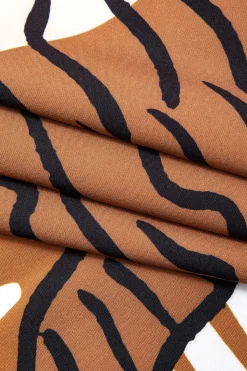 MICAS Skirts-Abstract Print Knot Maxi Skirt MULTICOLOR