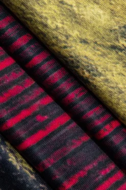 MICAS Maxi Dresses-Abstract Print Sleeveless Backless Slit Maxi Dress OLIVE