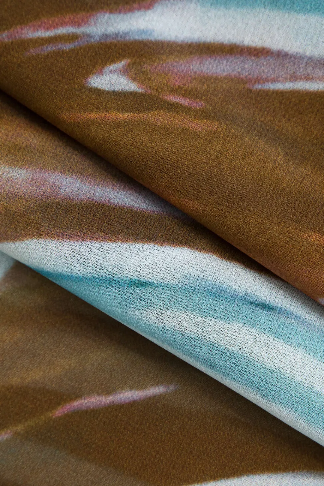 MICAS Swimwear|Vacation Sets-Abstract Print Tie Halter Bikini And Slit Midi Dress Swimsuit Set MULTICOLOR