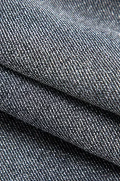 MICAS Skirts-Asymmetric Denim Mini Skirt DARK GRAY