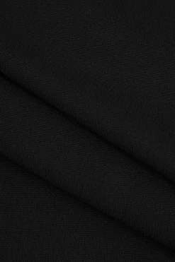 MICAS Midi Dresses-Asymmetric Lace Panel Midi Dress BEIGE