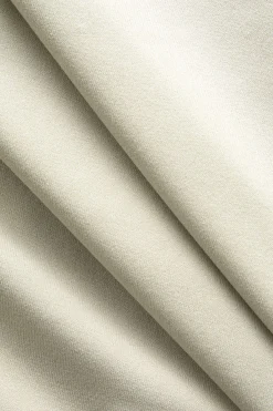 MICAS Midi Dresses-Asymmetric Lace Panel Midi Dress BEIGE