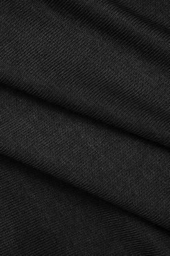 MICAS Maxi Dresses-Asymmetric Ruched Drawstring Slit Sleeveless Maxi Dress