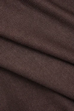 MICAS Maxi Dresses-Asymmetric Ruched Drawstring Slit Sleeveless Maxi Dress