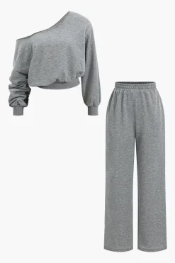 MICAS Pant Sets-Asymmetric Top And Trouser Set