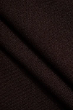 MICAS Midi Dresses-Asymmetrical Halter Cut Out Midi Dress COFFEE