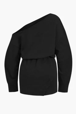 MICAS Long Sleeve Dresses|Mini Dresses-Asymmetrical Long Sleeve Mini Dress