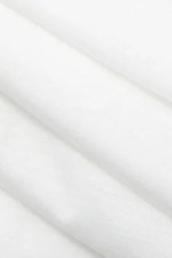 MICAS Long Sleeve Tops|Long Sleeves Tops-Asymmetrical Ruched Long Sleeve Top WHITE