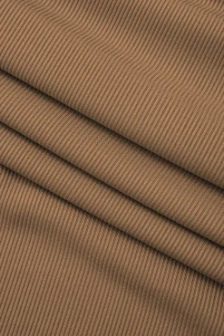 MICAS Skirt Sets-Asymmetrical Twist Top And High Waist Maxi Skirt Set