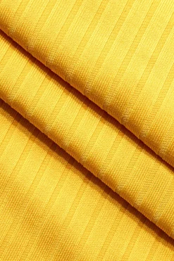 MICAS Mini Dresses-Backless Slip Mini Dress YELLOW