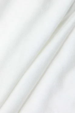 MICAS T-Shirts-Basic Asymmetrical Ruched T-shirt