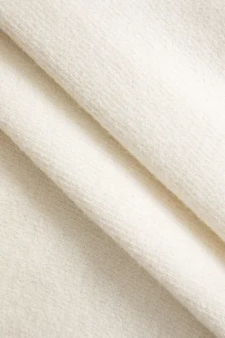 MICAS Knitwear|Knit Sets-Basic Knit V-Neck Top And Dress Set IVORY