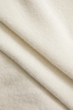 MICAS Knitwear|Knit Sets-Basic Knit V-Neck Top And Dress Set IVORY