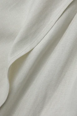 MICAS Skirts-Basic Linen High Waist Maxi Skirt IVORY