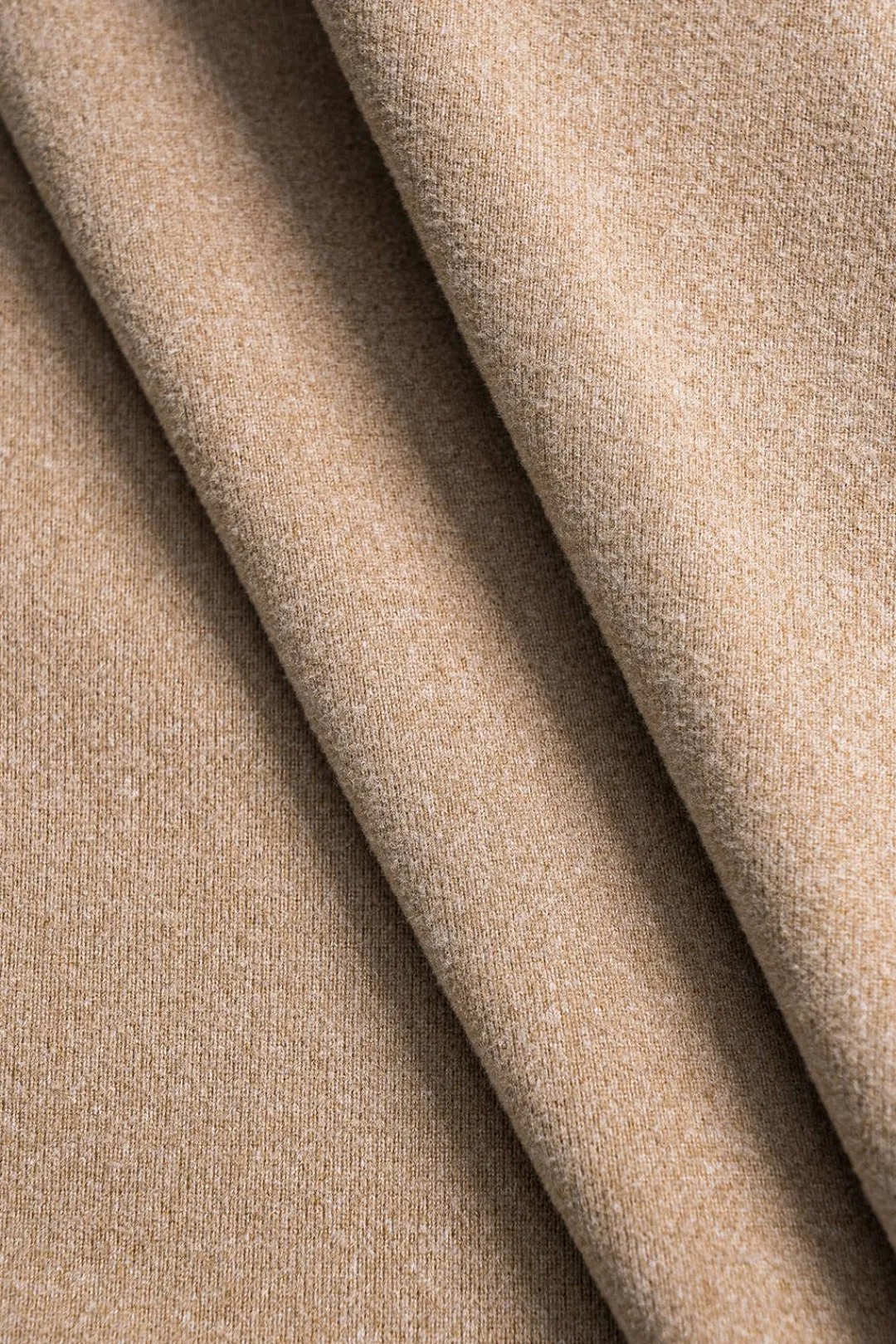 MICAS Pant Sets-Basic Long Sleeve Top And Trousers Set KHAKI