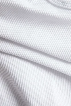 MICAS Bodysuits-Basic Solid Bodysuit WHITE