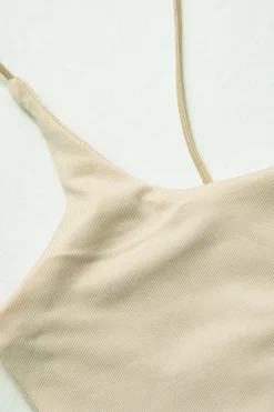 MICAS Tank Tops & Cami-Basic Solid Cami Crop Top