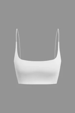 MICAS Tank Tops & Cami-Basic Solid Cami Crop Top