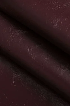 MICAS Skirts-Basic Solid Faux Leather Midi Skirt