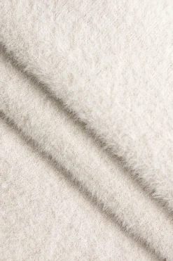 MICAS Knit Dresses-Basic Solid Mohair Slip Dress BEIGE