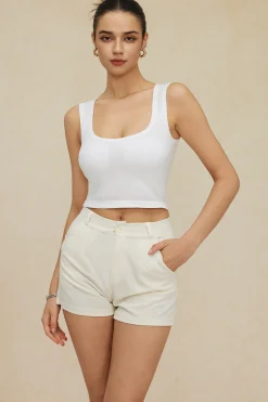 MICAS Shorts-Basic Solid Shorts