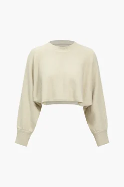 MICAS Knitwear|Knit Sets-Basic Solid Sweater Top And Tank Dress Set BEIGE