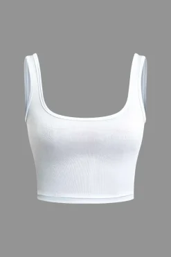 MICAS Tank Tops & Cami-Basic Solid Tank Top