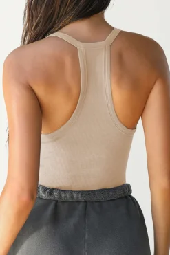 MICAS Tank Tops & Cami-Basic Solid V-neck Tank Top