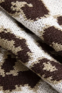 MICAS Knitwear|Knit Tops-Batwing Sleeves Sweater Long-Sleeve Top KHAKI