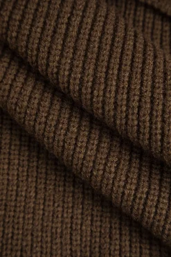 MICAS Outerwear|Outerwear-Belted Sweater Cardigan COFFEE