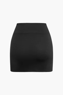 MICAS Skirt Sets|Vacation Sets-Braided Cut Out Round Neck Tank Top And Skirt Set