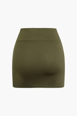 MICAS Skirt Sets|Vacation Sets-Braided Cut Out Round Neck Tank Top And Skirt Set