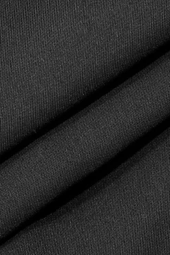 MICAS Pants-Buckle Wide Leg Pants BLACK