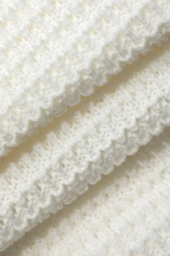 MICAS Knit Sets-Butterfly Tie Halter Tank Top And Tassel Midi Skirt Set