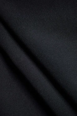 MICAS Skirts-Button High Waist Skirt BLACK