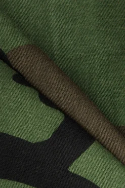 MICAS Skirts-Camo Frayed Hem Cargo Skirt