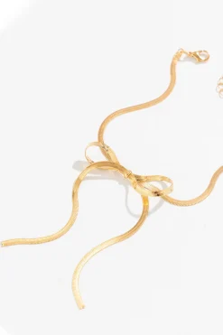 MICAS Accessories-Chain Anklet Bow Anklet