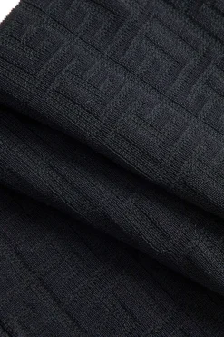 MICAS Knitwear|Knit Sets-Color Block Button Cami Top And Shorts And Sweater Cardigan Set BLACK