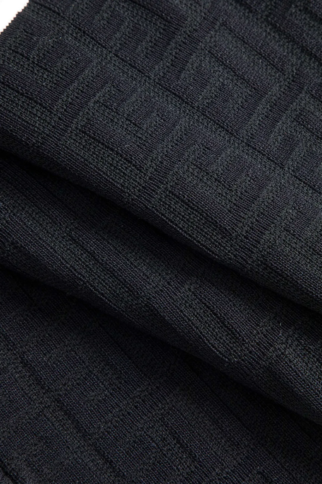 MICAS Knitwear|Knit Sets-Color Block Button Cami Top And Shorts And Sweater Cardigan Set BLACK