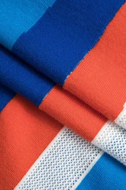 MICAS Knit Dresses-Color Block Print Knit Tank Maxi Dress MULTICOLOR