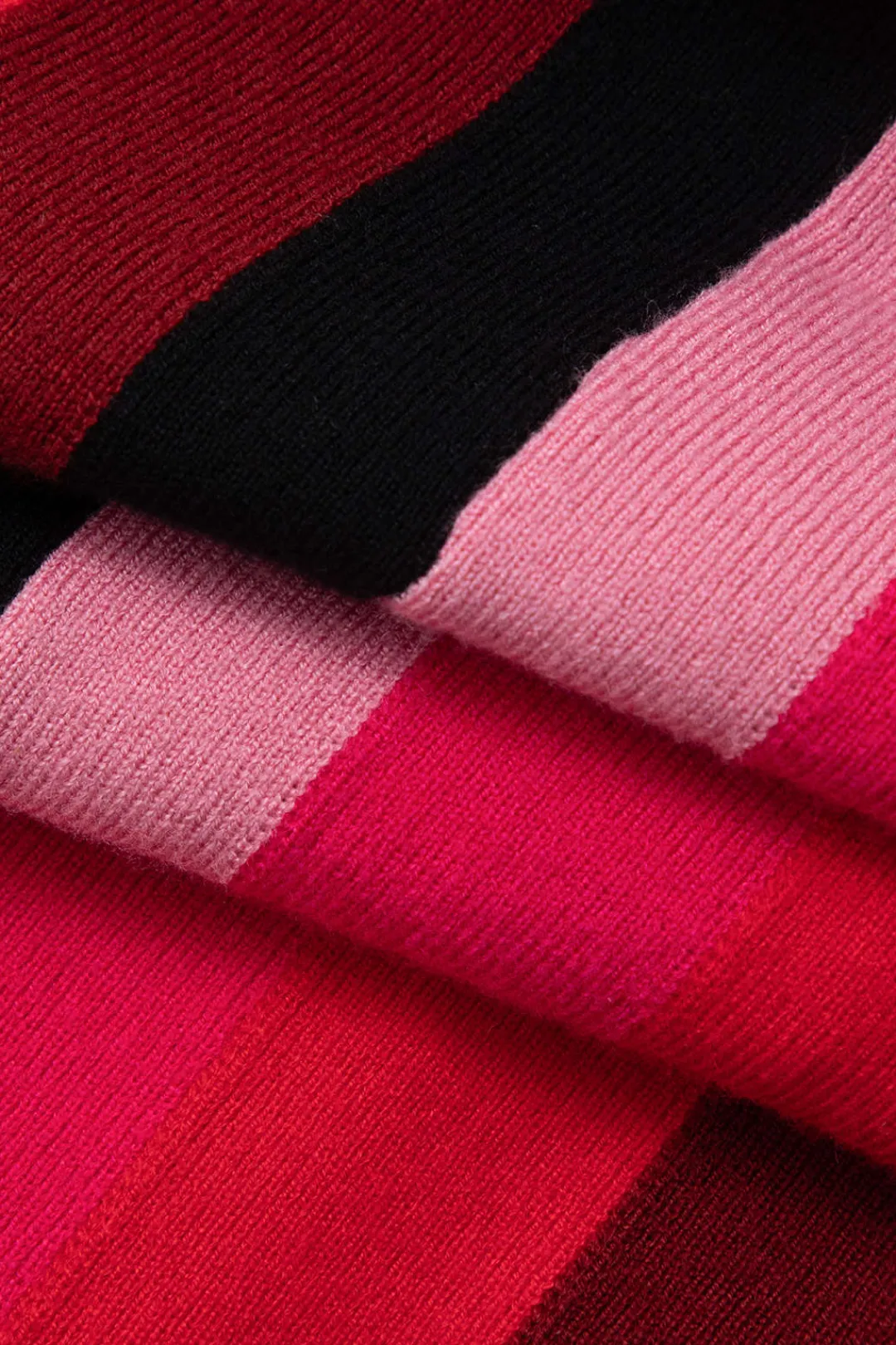 MICAS Knit Dresses-Colorblock Fringe Hem Sleeveless Knit Dress