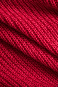 MICAS Knitwear|Knit Tops-Contrast Knit Button Long-Sleeve Top MULTICOLOR