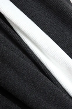 MICAS Long Sleeve Tops|Long Sleeves Tops-Contrast Long-Sleeve Top