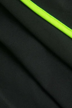 MICAS Short Sets-Contrast Tie Crop Cami Top And Shorts Set BLACK