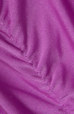 MICAS Swimwear-Contrast Tie Halter Bikini Set DARK ORANGE