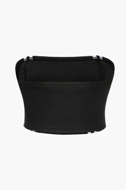 MICAS Pant Sets-Contrast Tie-Up Trouser Sets BLACK